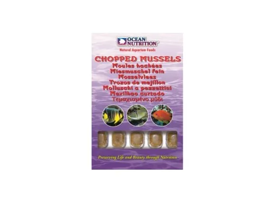 Ocean nutrition Chopped mussel 100gr